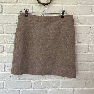 J.Crew wool mini skirt